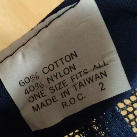 Vintage Roadway Spell Out Logo Rope Mesh Trucker Snap Back Hat - Picture 7 of 7